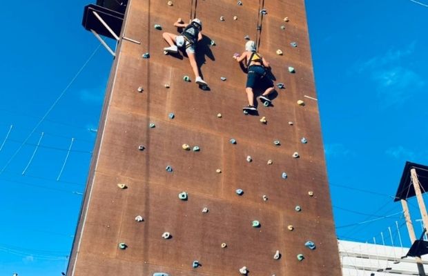 Wall Climbing in the Movenpick Resort Cam Ranh